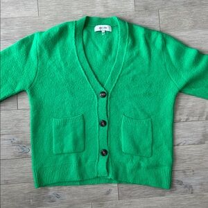 John + Jenn Anthropologie Green Cardigan XS